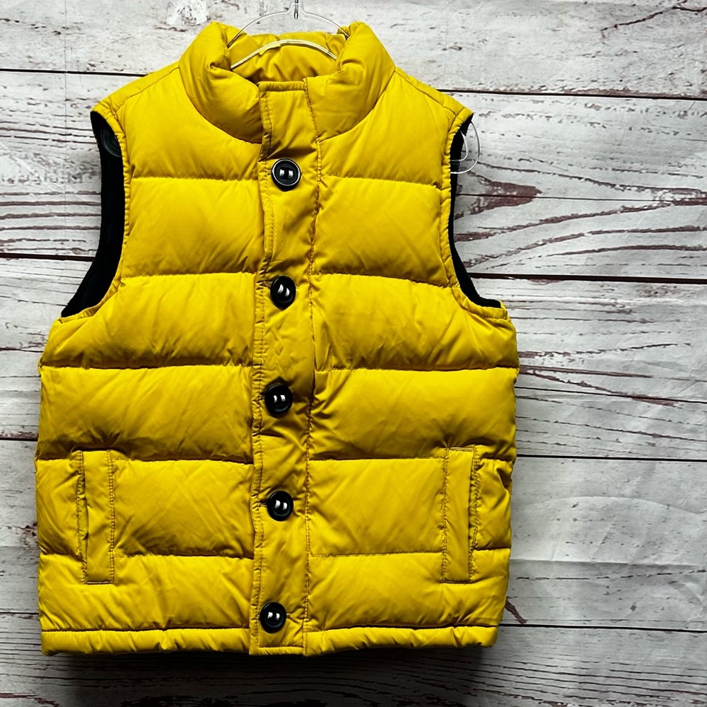 Gymboree Yellow Puffer Vest Size 4T-5T
